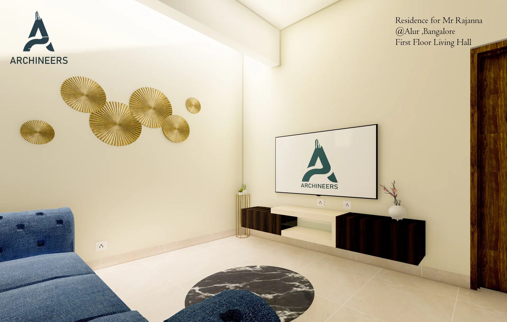 Rajanna Residence Interiors — Alur, Bangalore